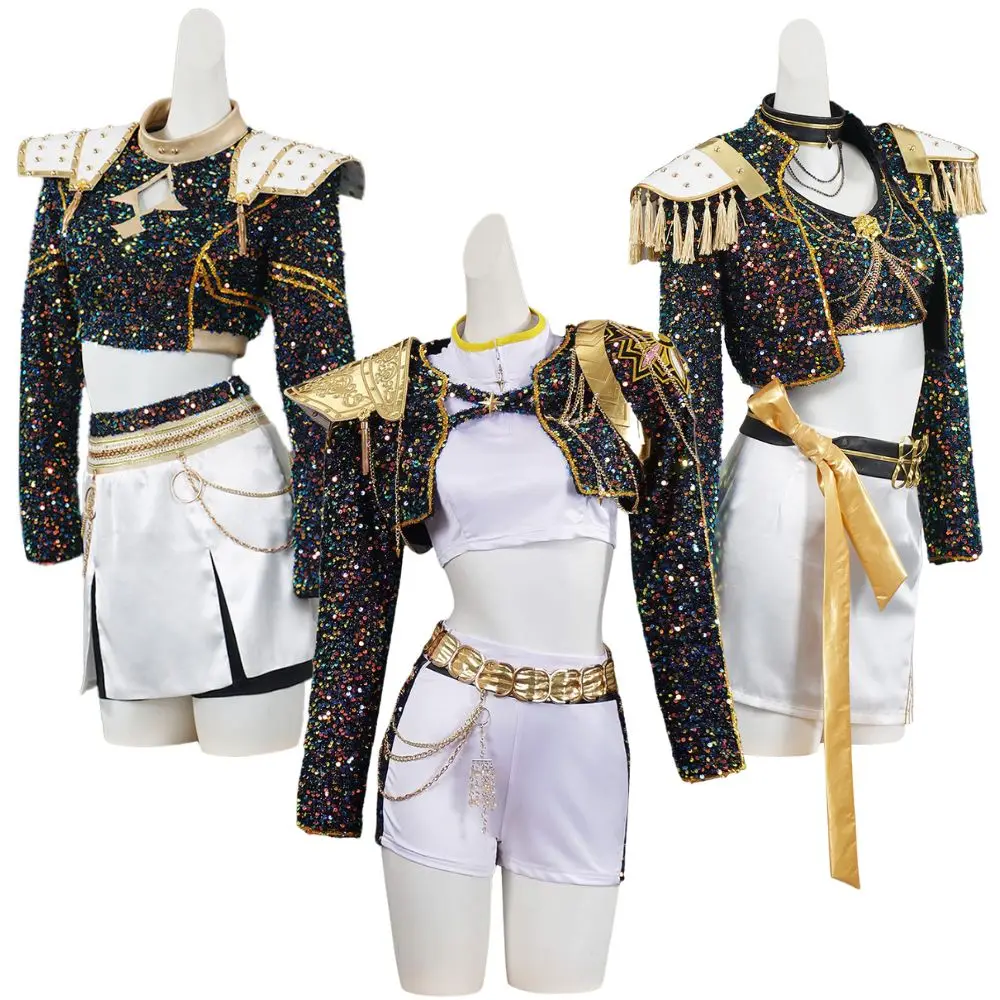 Anime Zoey Cosplay - 2025 Halloween Enfants filles Kpop chasseurs