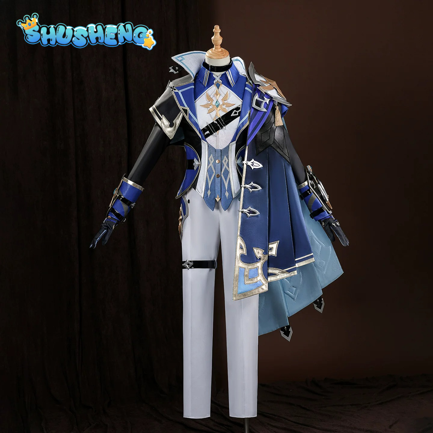 Cosplay Anime Top - Game Genshin Impact Lohen Cosplay Costume