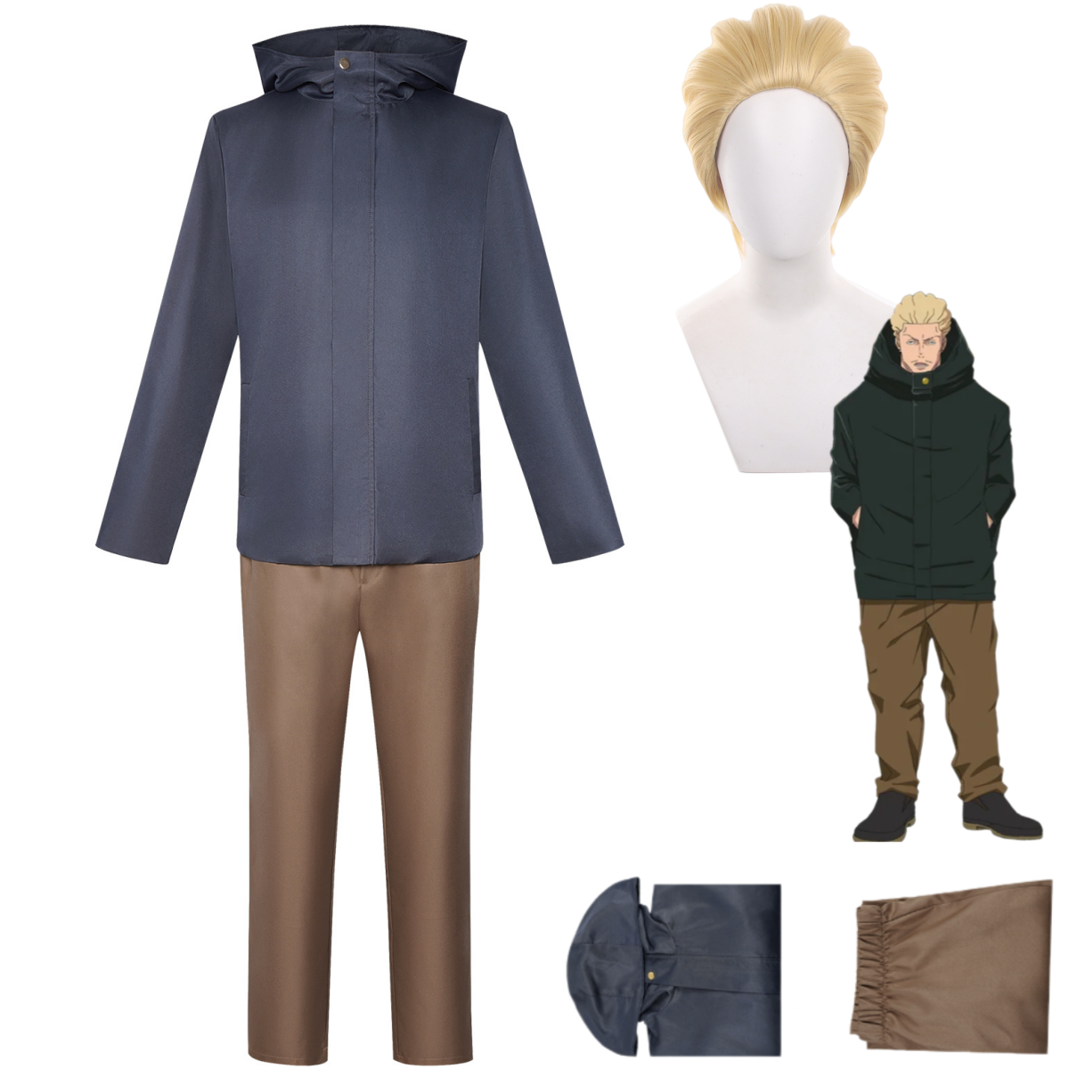 Anime Cosplay Jujutsu - Anime Jujutsu Kaisen Hakari Kinji Cosplay