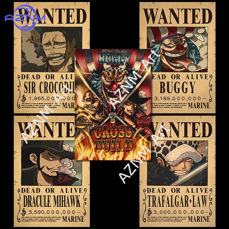 One Piece Straw Hat - Borderless One Piece Wanted Poster Straw