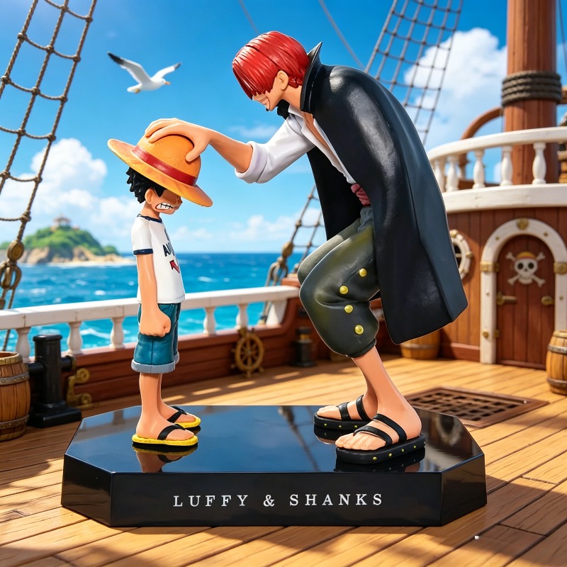 One Piece Straw Hat - 18cm One Piece Anime Figure Four