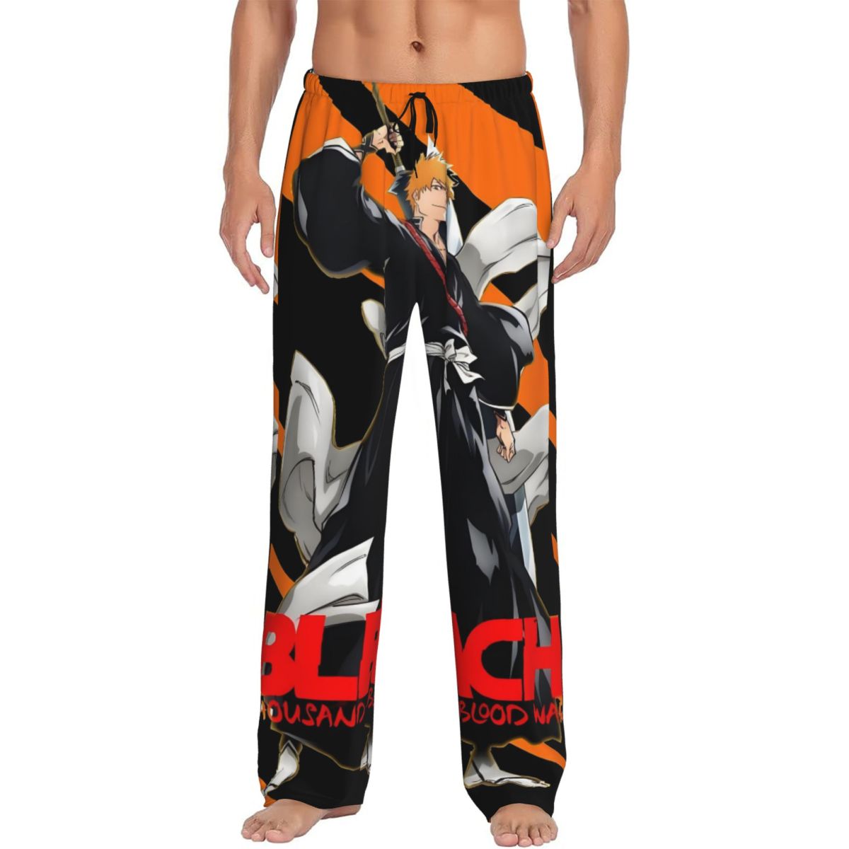 Anime Cosplay Bleach - Custom Bleach Anime Pajama Pants Men