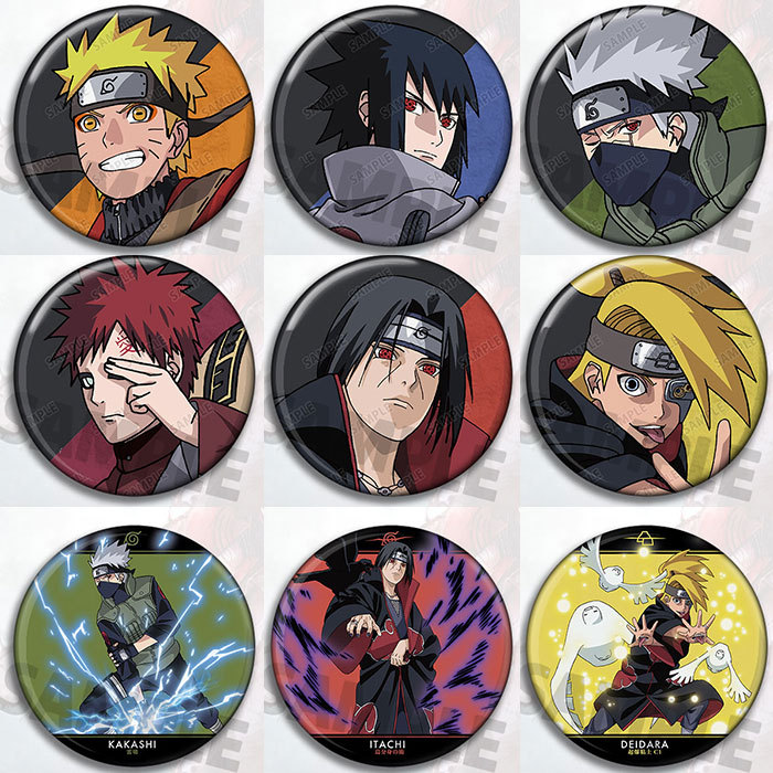 Anime Cosplay Naruto - Naruto Anime Badge Pin Set Kakashi