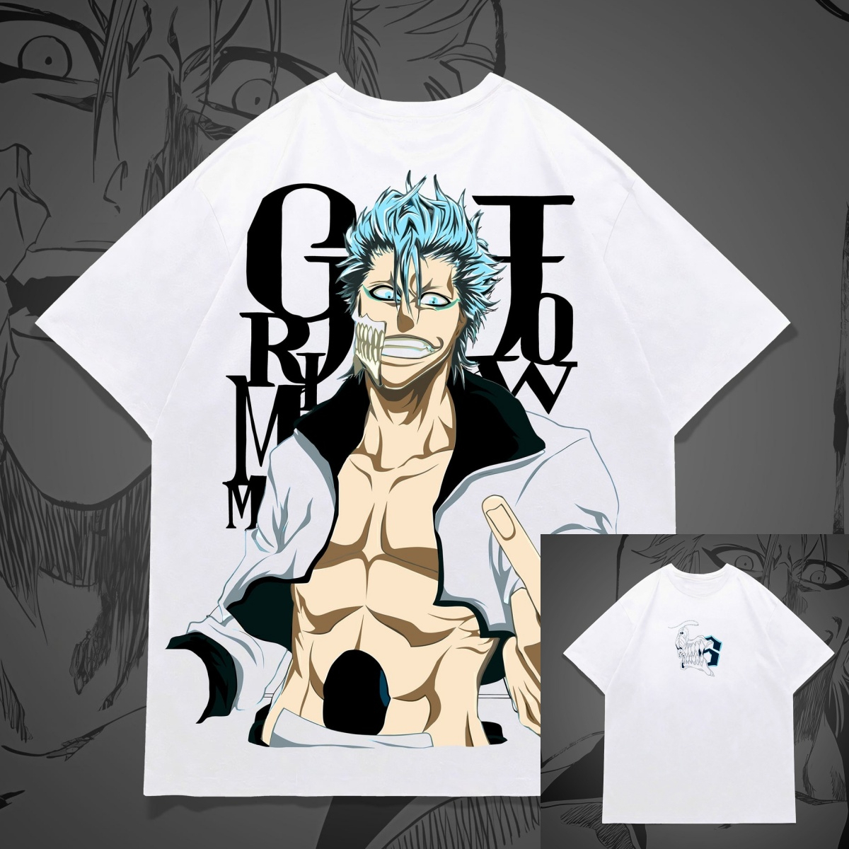 Anime Cosplay Bleach - Art BLEACH Grimmjow Sexta Espada Oversized