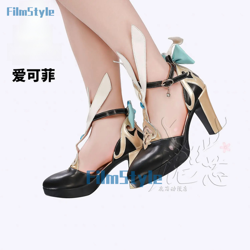Anime Cosplay Characters - Genshin Impact Escoffier Cosplay Shoes Anime