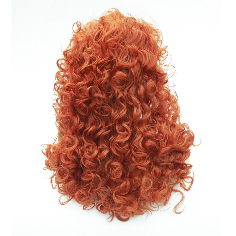 Anime Wigs Brave Legend Brave  - Anime Cosplay Orange Hair incelemesi ve fiyatı