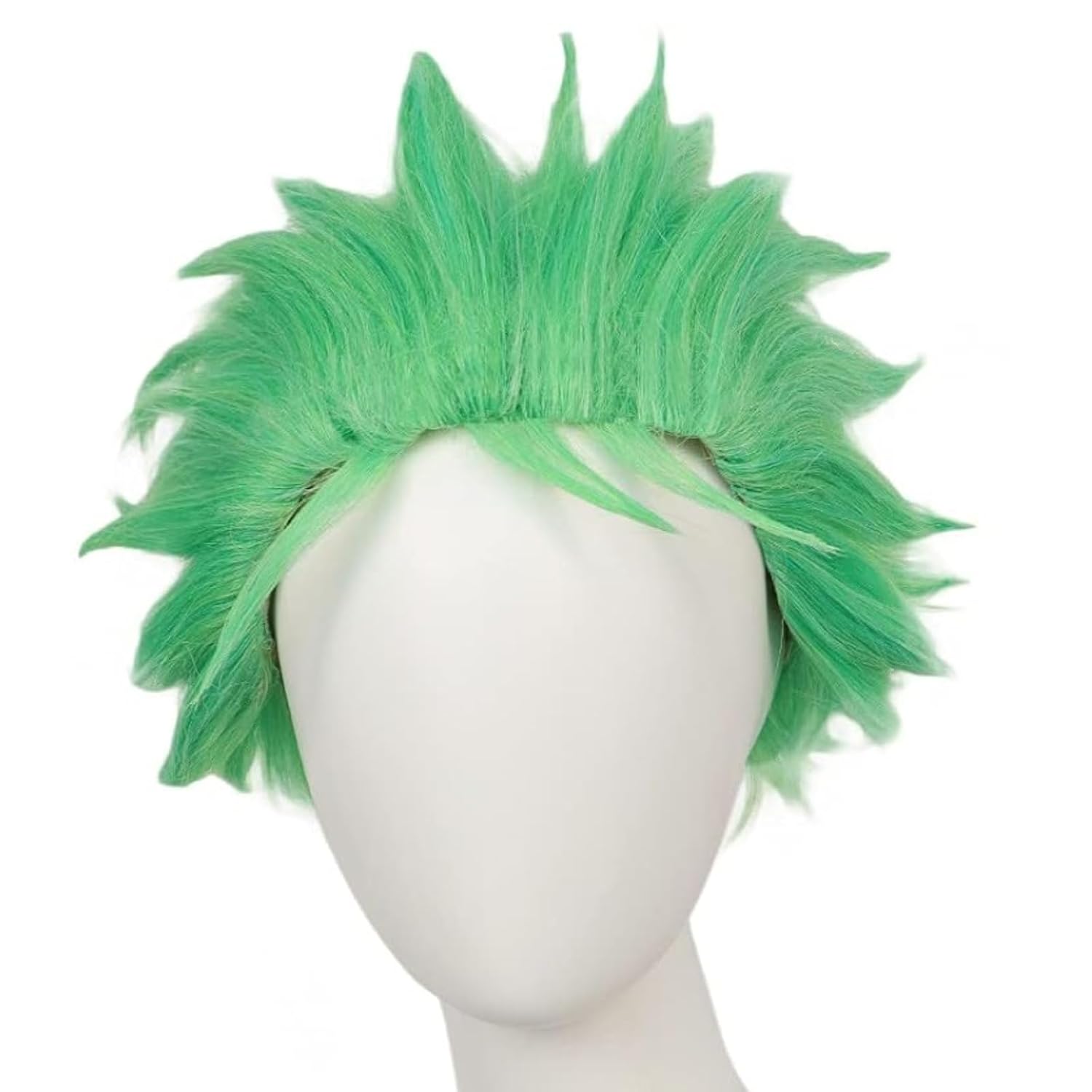 Short Green Wigs for Men Light - Cosplay Anime Zoro incelemesi ve fiyatı