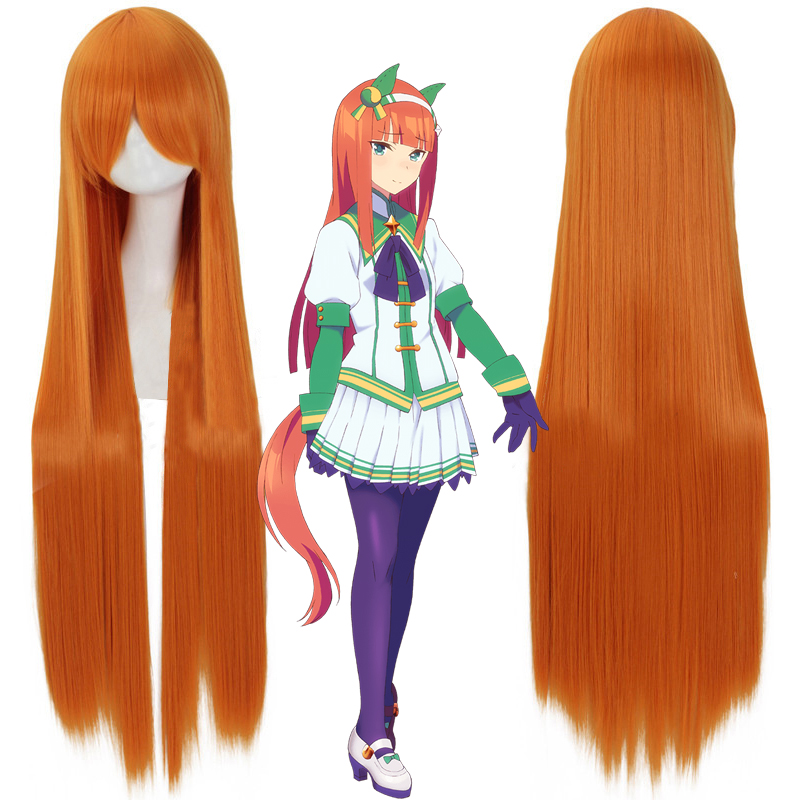 Pretty Derby Maiden Cosplay Wi - Anime Cosplay Orange Hair incelemesi ve fiyatı