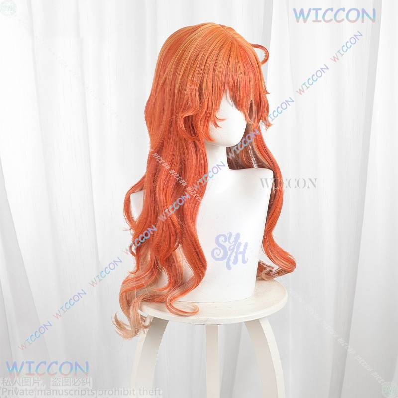 Anime Game Wuthering Waves Cos - Anime Cosplay Orange Hair incelemesi ve fiyatı