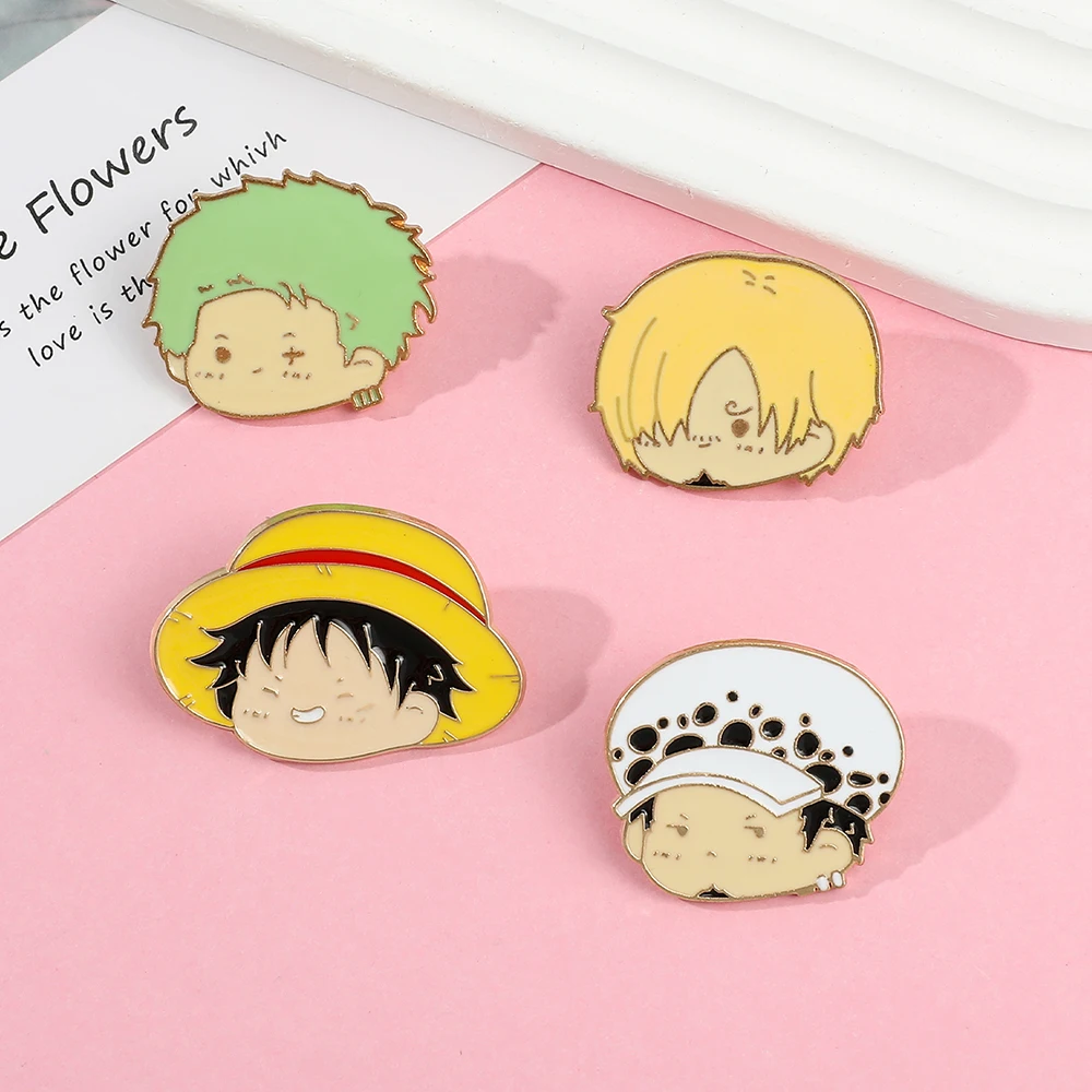 4 Pcs Anime Character Brooch S - Cosplay Anime Zoro incelemesi ve fiyatı