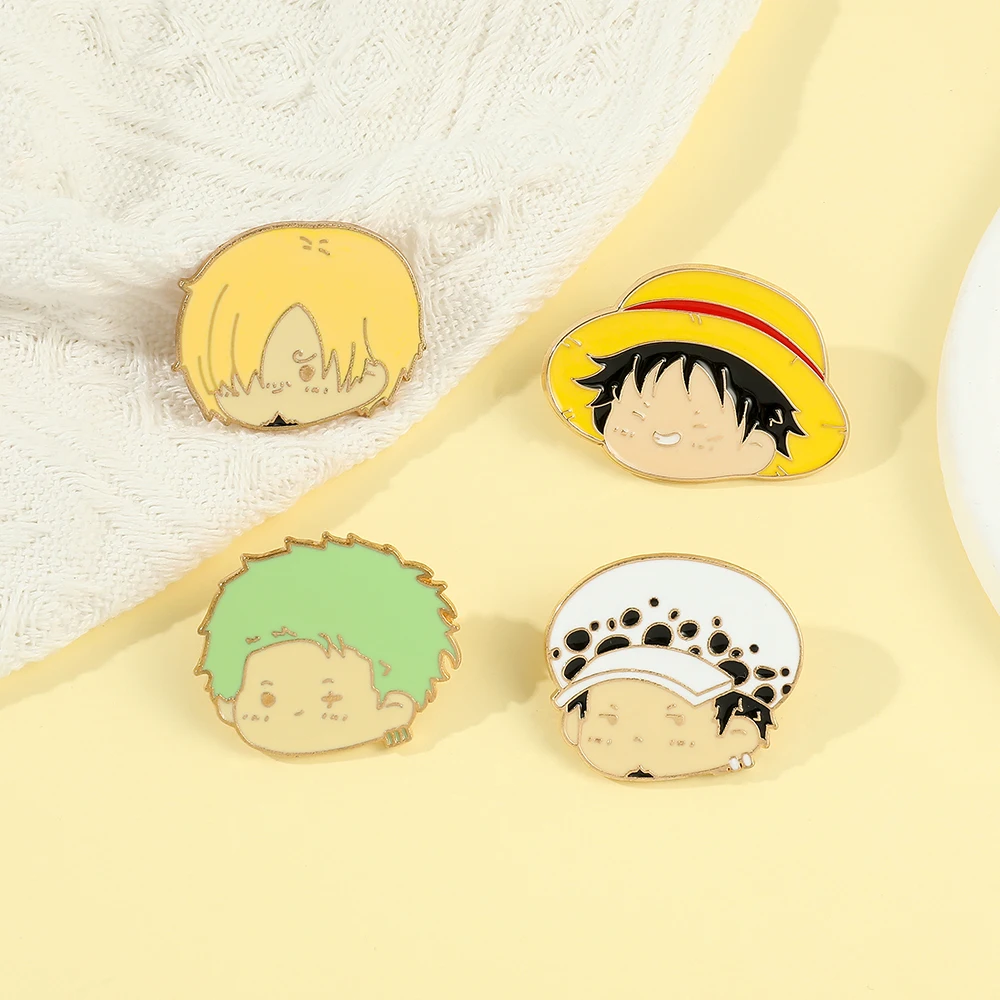 4 Pcs Anime Character Brooch S - Cosplay Anime Zoro incelemesi ve fiyatı