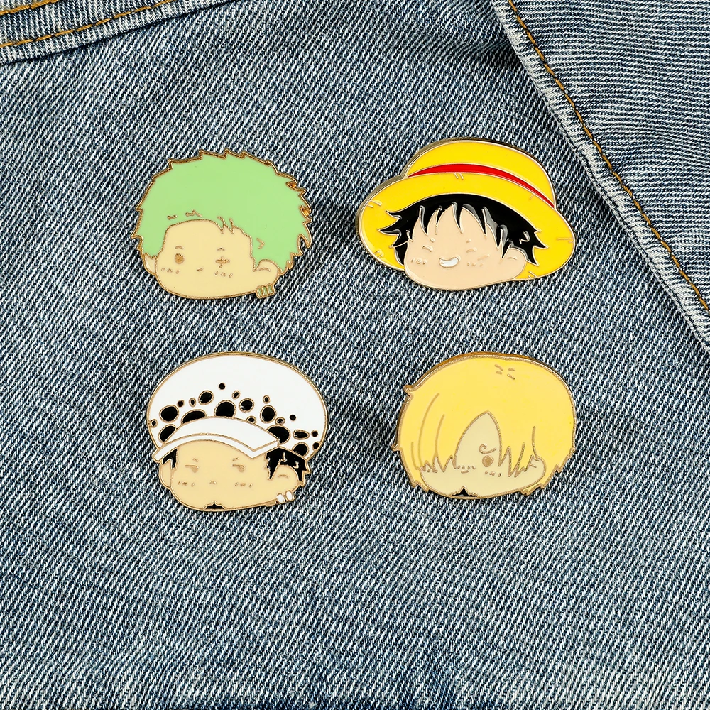 4 Pcs Anime Character Brooch S - Cosplay Anime Zoro incelemesi ve fiyatı