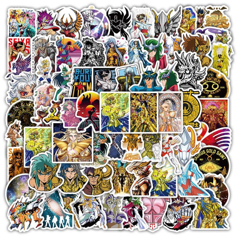 101Pcs Saint Seiya Anime Stick - Anime Cosplay Characters incelemesi ve fiyatı