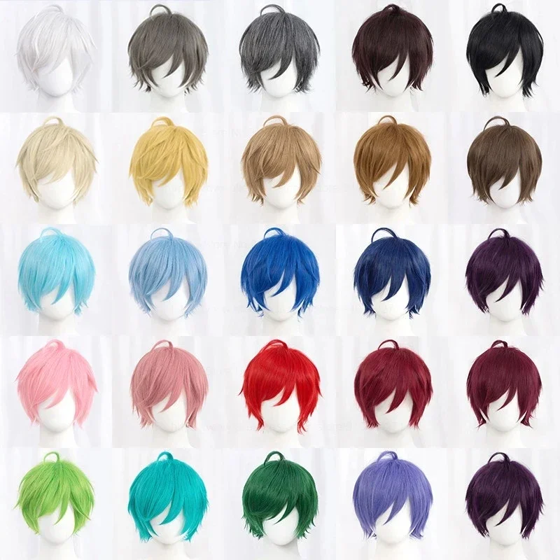 Synthetic Short Straight Cospl - Anime Cosplay Orange Hair incelemesi ve fiyatı