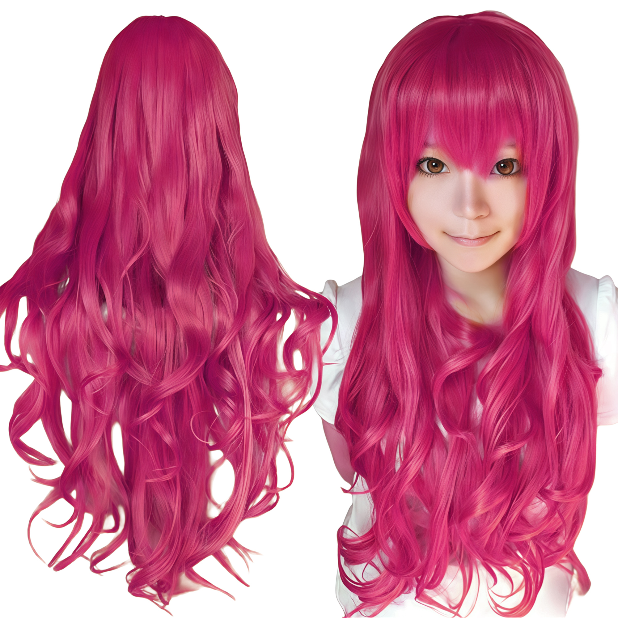 Synthetic Hair Vibrant Orange  - Anime Cosplay Orange Hair incelemesi ve fiyatı