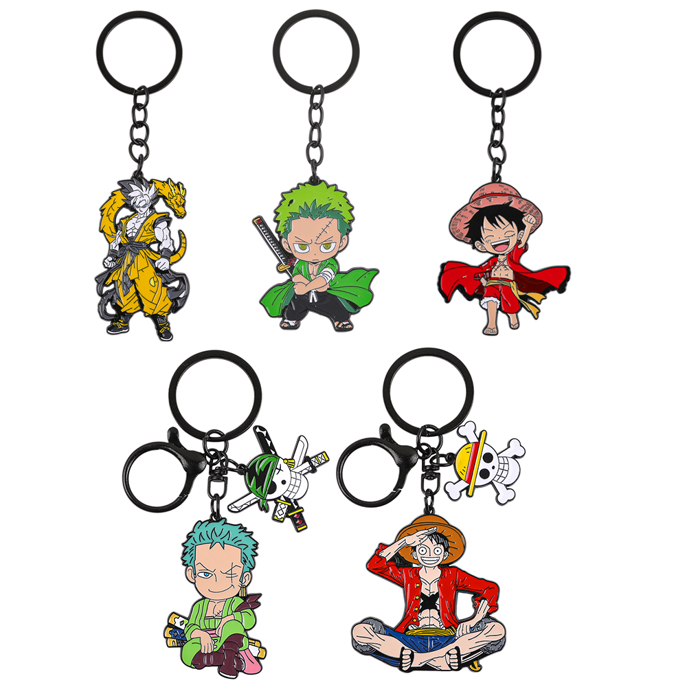 One Piece Anime Keychain Set - - Cosplay Anime Zoro incelemesi ve fiyatı