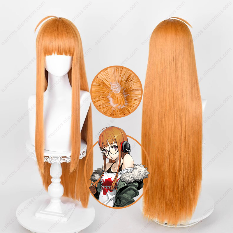 Anime Futaba Sakura Cosplay Wi - Anime Cosplay Orange Hair incelemesi ve fiyatı