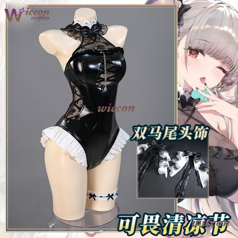 Game Azur Lane Disguise Girl U - Anime Cosplay Black Girl incelemesi ve fiyatı