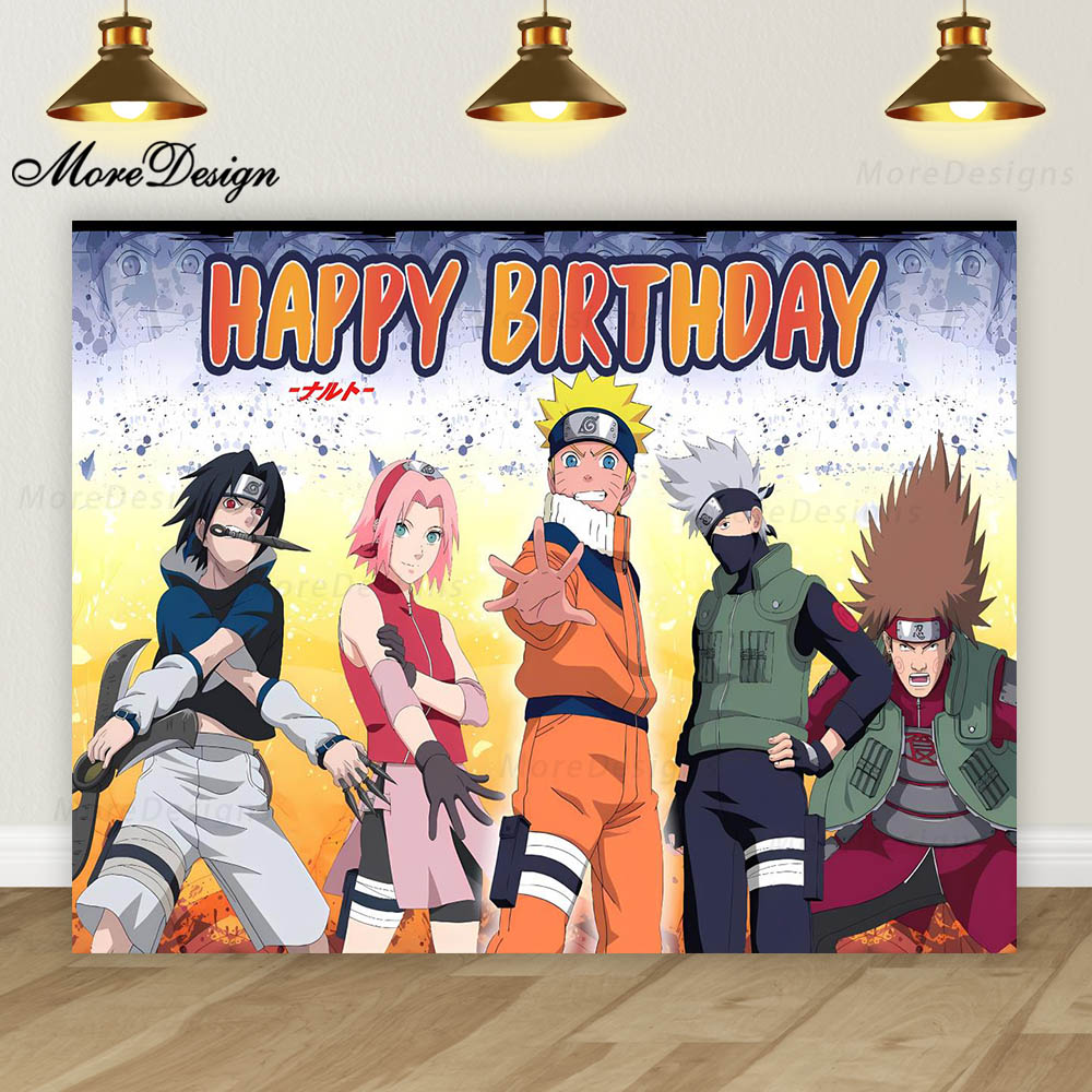 Naruto Photo Backdrop Kids 1st - Anime Cosplay Naruto incelemesi ve fiyatı
