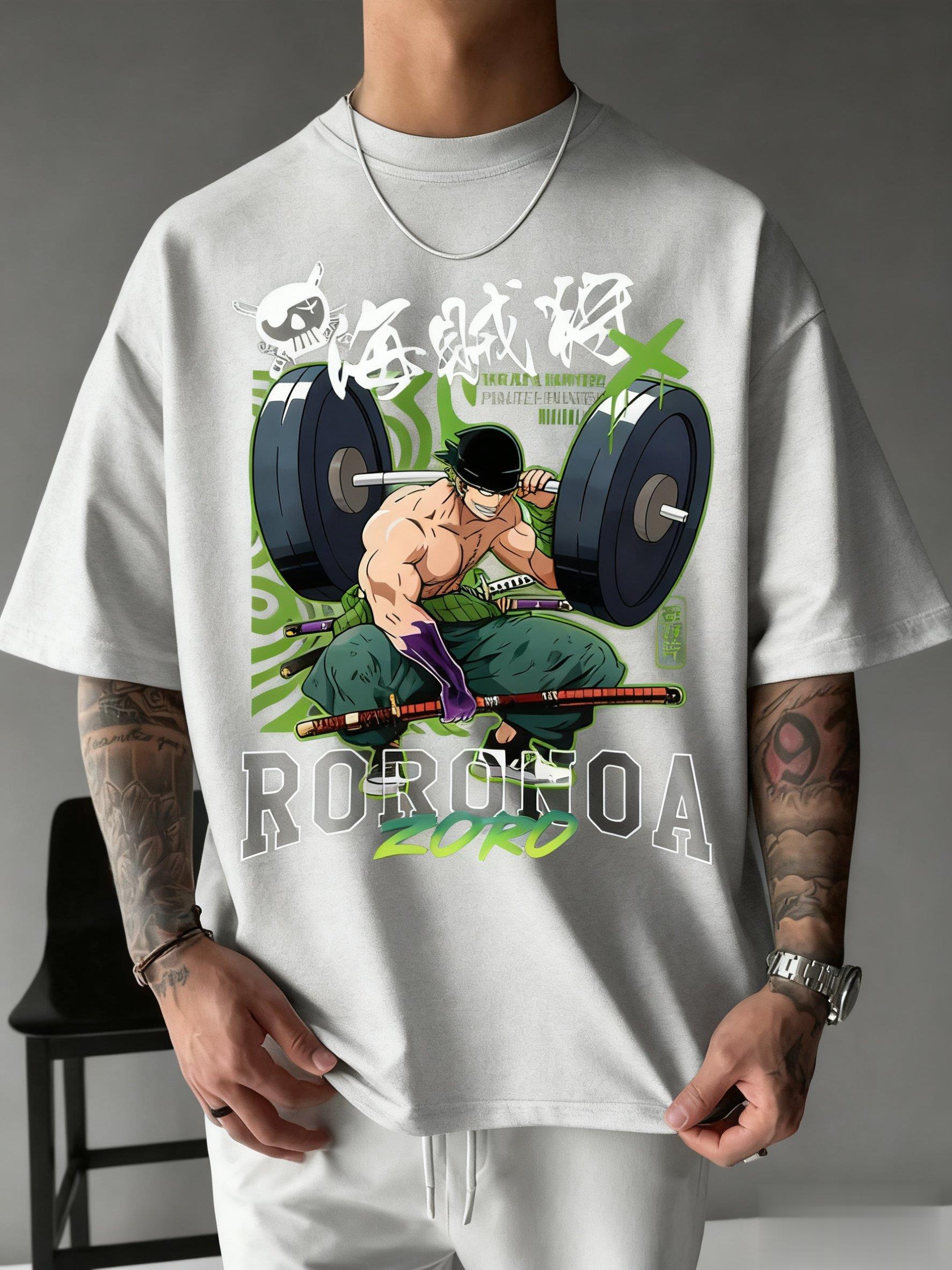 One Piece Zoro Anime Print T S - Cosplay Anime Zoro incelemesi ve fiyatı