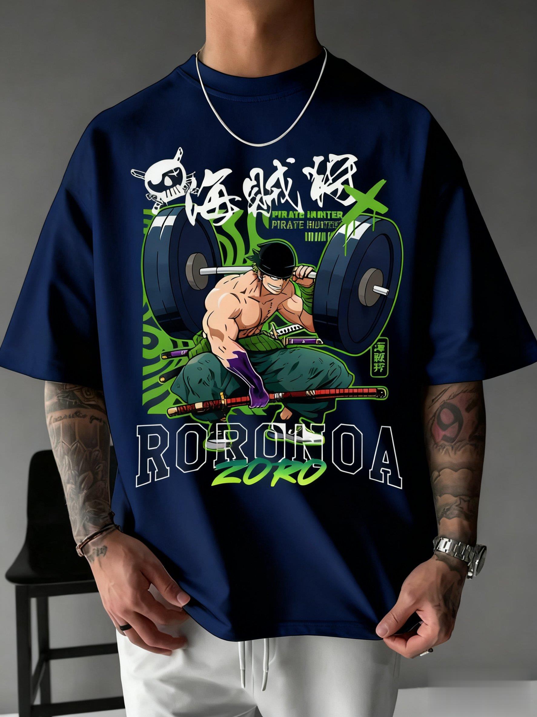 One Piece Zoro Anime Print T S - Cosplay Anime Zoro incelemesi ve fiyatı