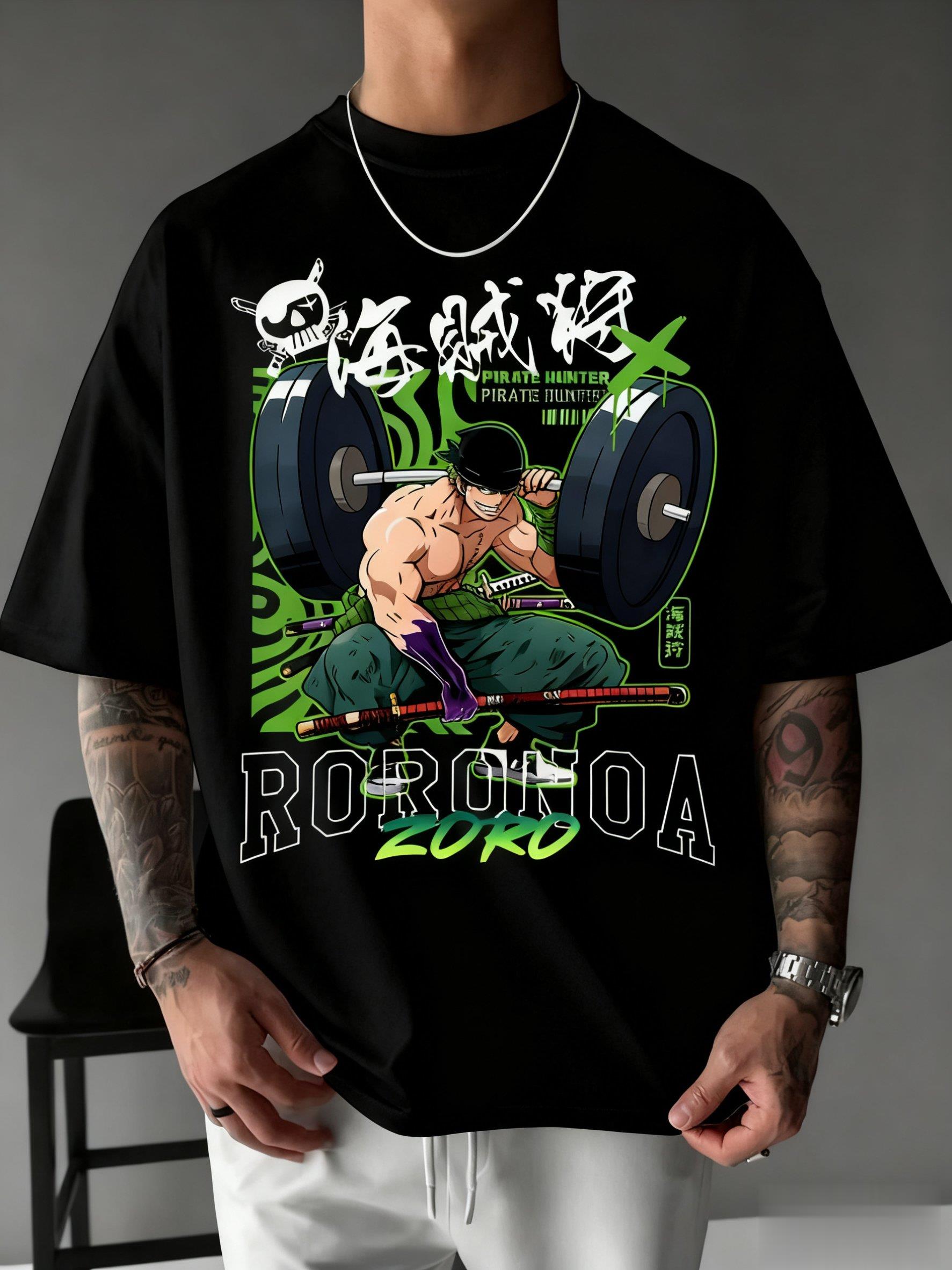 One Piece Zoro Anime Print T S - Cosplay Anime Zoro incelemesi ve fiyatı
