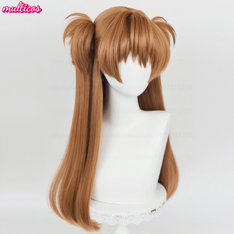 High Quality Anime EVA Asuka L - Anime Cosplay Orange Hair incelemesi ve fiyatı