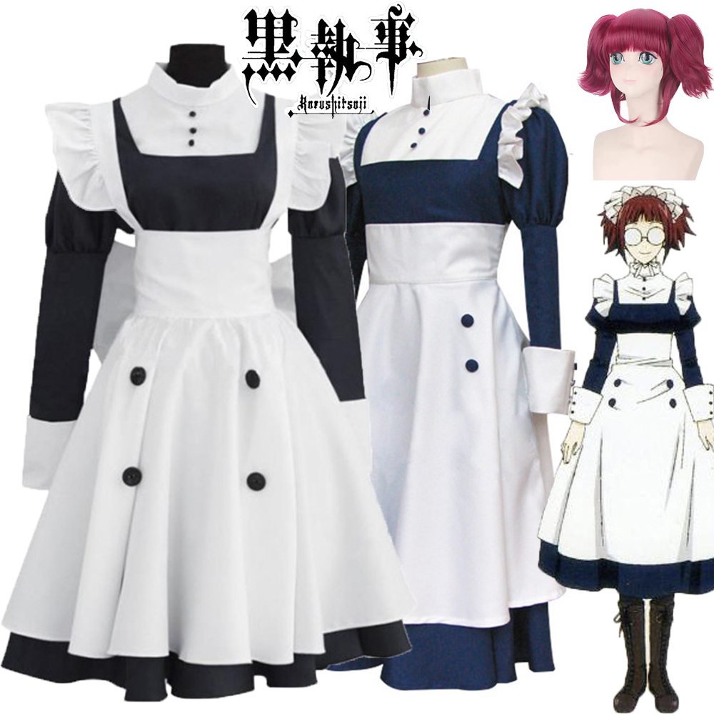 2025 Meyrin Maid Uniform for W - Anime Cosplay Black Girl incelemesi ve fiyatı