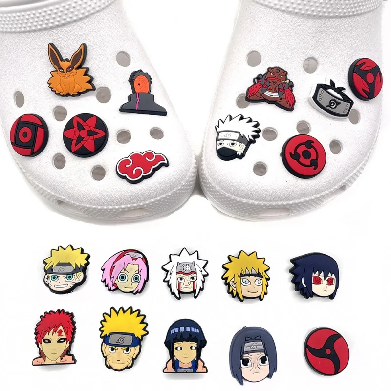 Random 5/10/20PCS Shoe Decorat - Anime Cosplay Naruto incelemesi ve fiyatı
