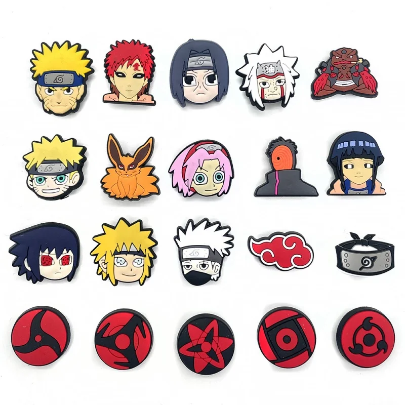 Random 5/10/20PCS Shoe Decorat - Anime Cosplay Naruto incelemesi ve fiyatı