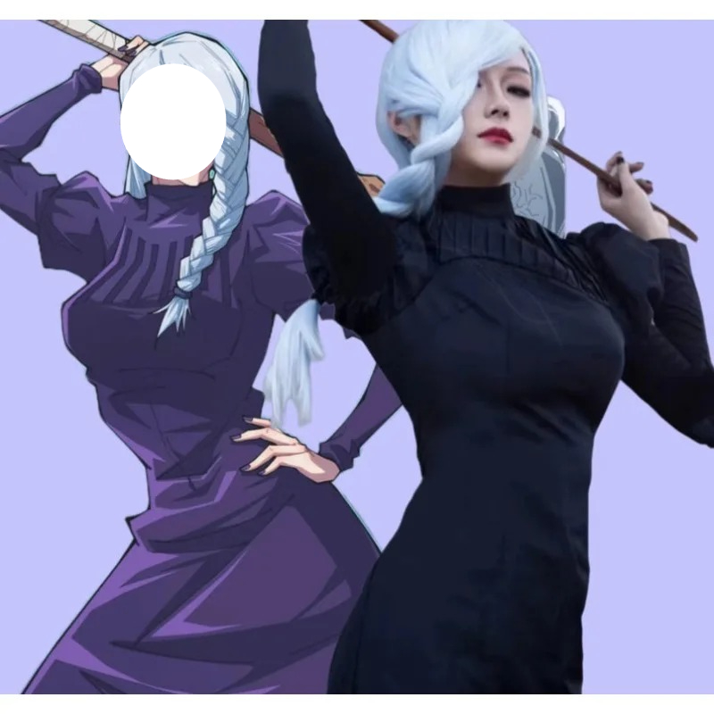Anime Meimei Jujutsu Cosplay C - Anime Cosplay Black Girl incelemesi ve fiyatı