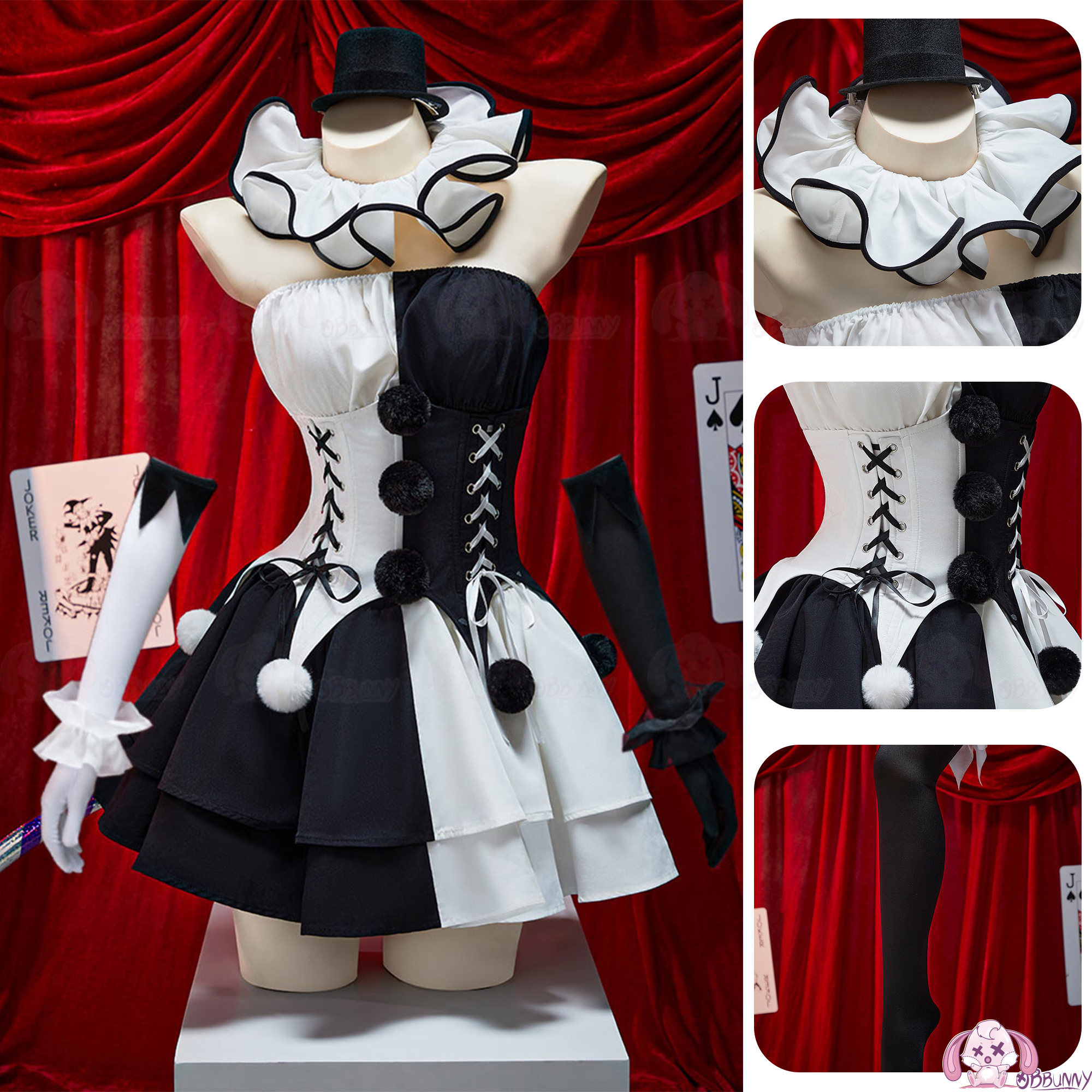 Movie Clown Cosplay Costume Te - Anime Cosplay Black Girl incelemesi ve fiyatı
