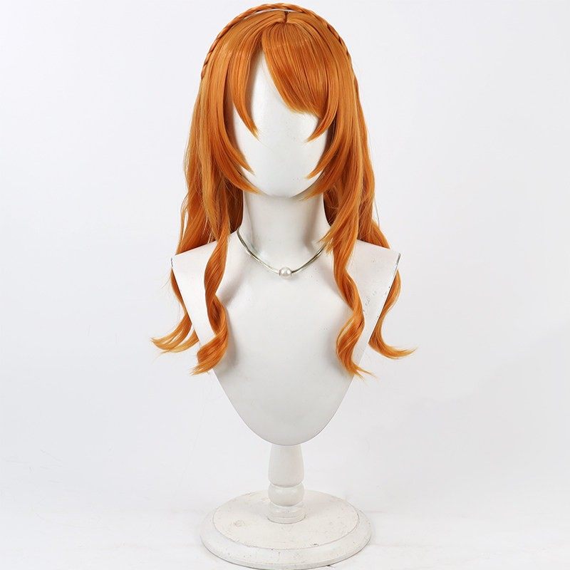Aikatsu Series Akari Ozora Cos - Anime Cosplay Orange Hair incelemesi ve fiyatı