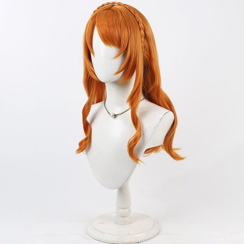 Aikatsu Series Akari Ozora Cos - Anime Cosplay Orange Hair incelemesi ve fiyatı