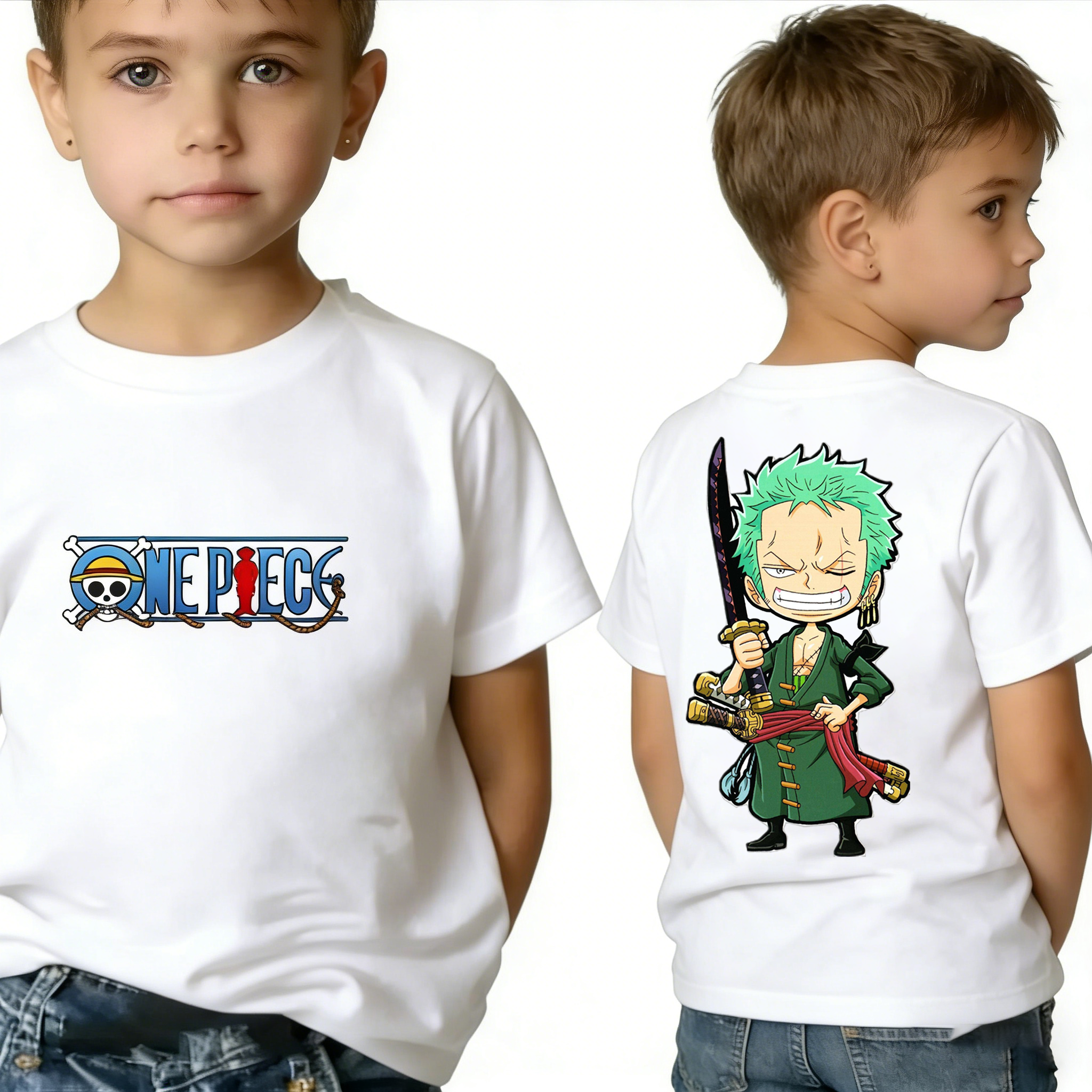 One Piece Boy's Girl's T Shirt - Cosplay Anime Zoro incelemesi ve fiyatı