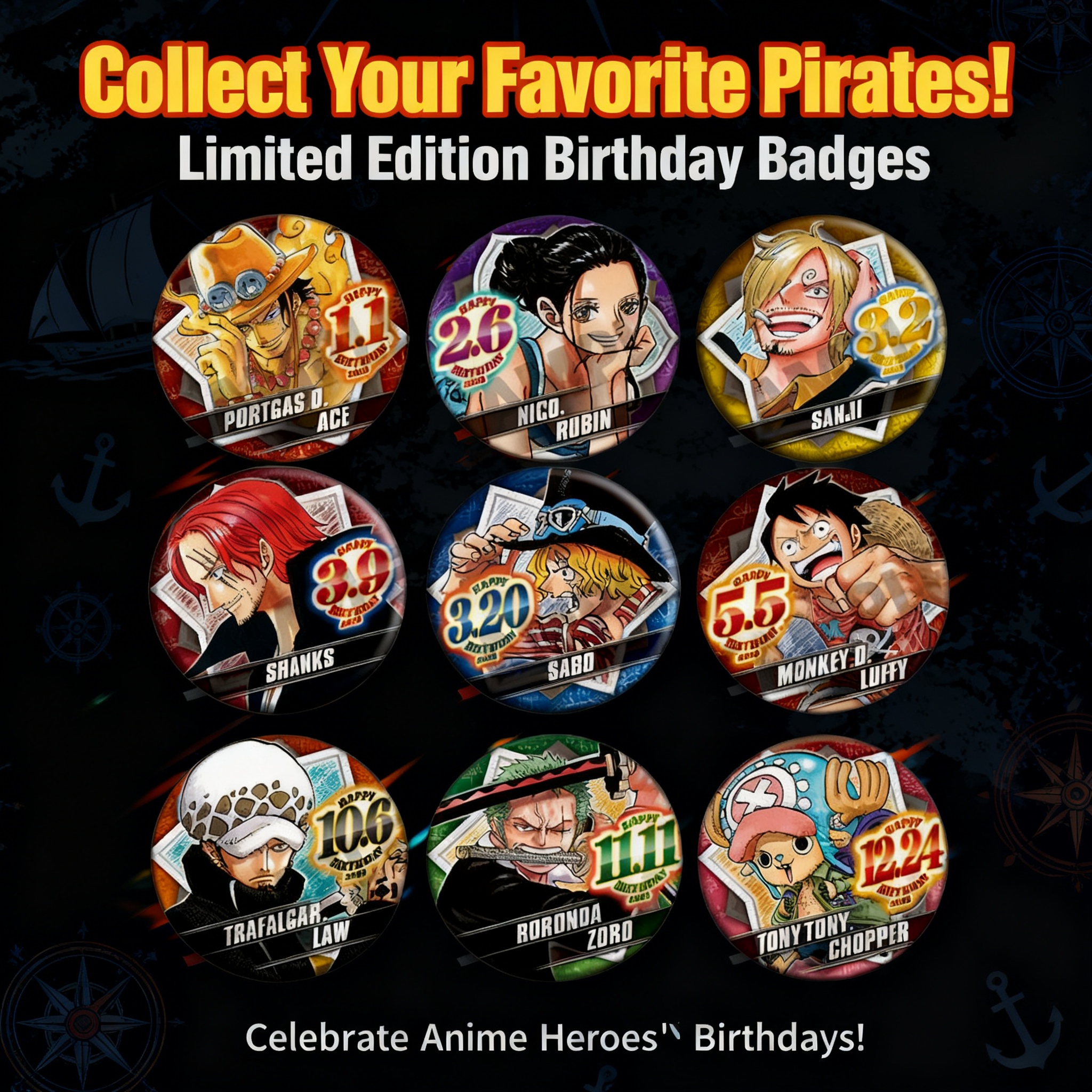 One Piece Anime Badge 2020 Bir - Cosplay Anime Zoro incelemesi ve fiyatı