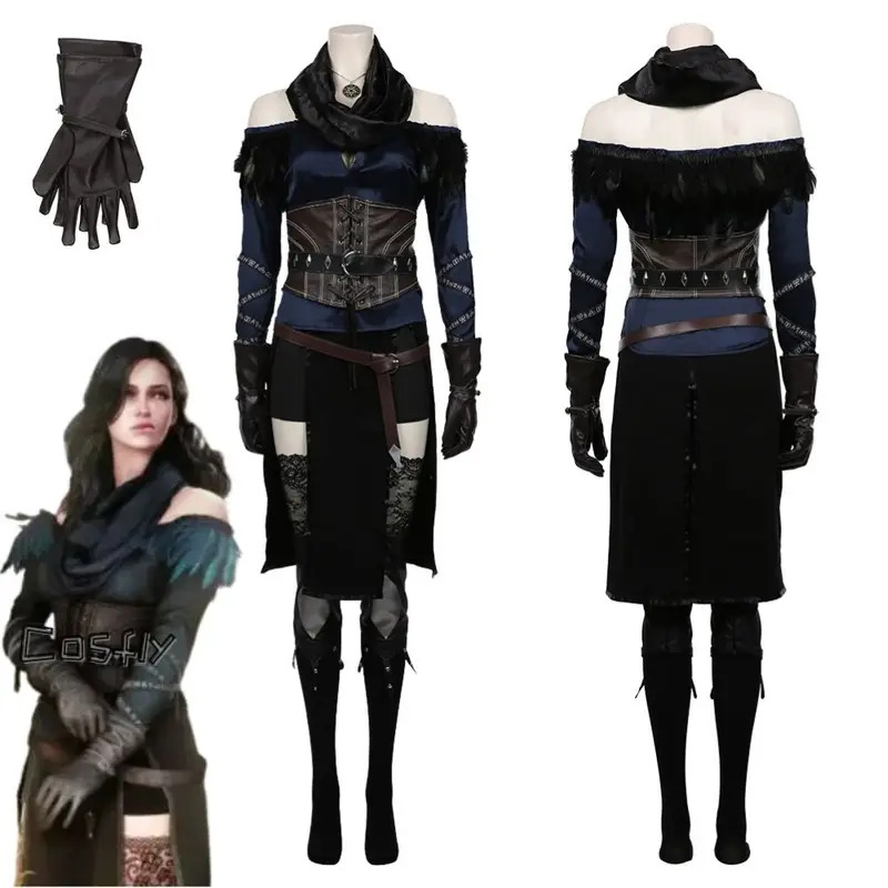 Yennefer Cosplay Fantasia Cost - Anime Cosplay Youtube incelemesi ve fiyatı