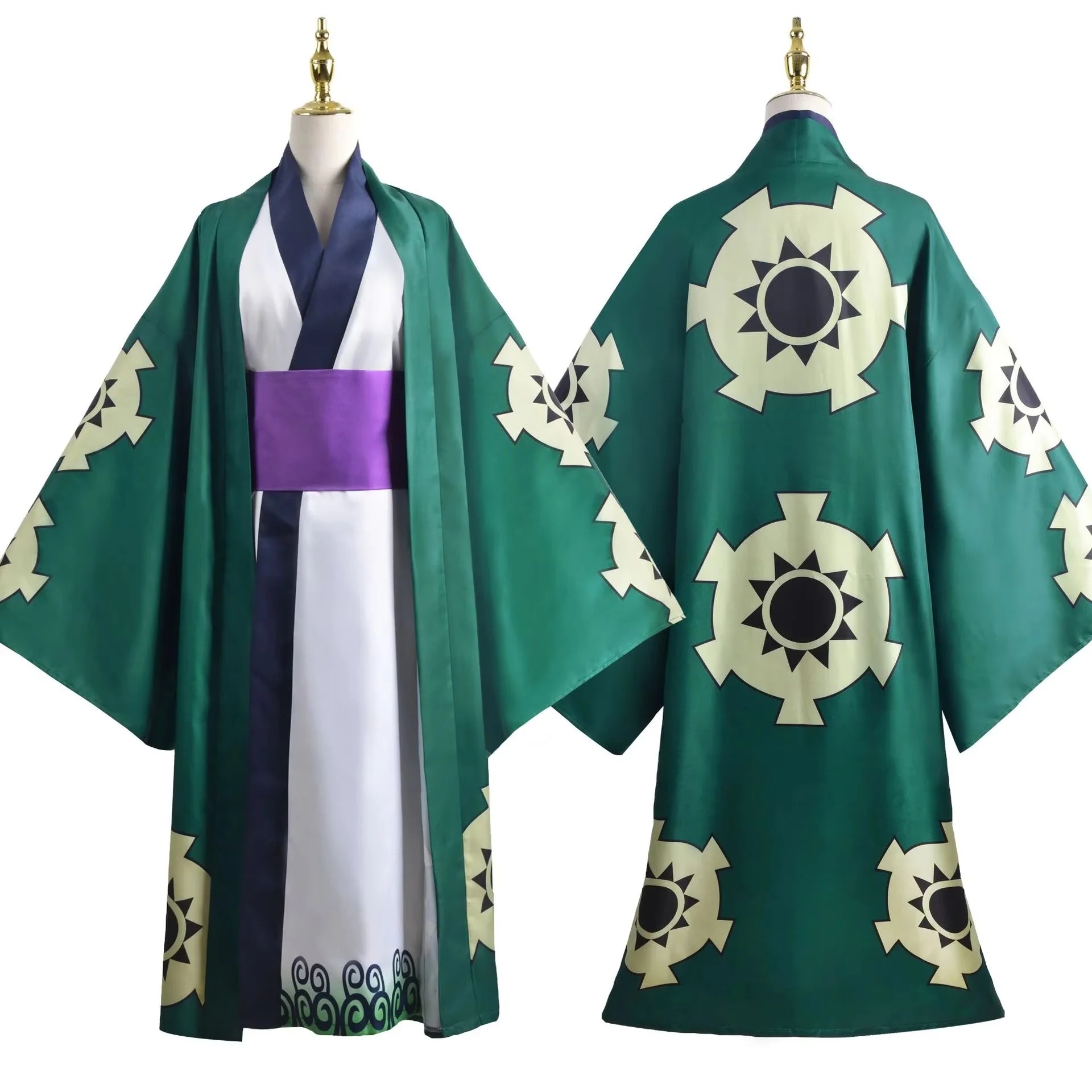 Green Roronoa Zoro Kimono Cosp - Cosplay Anime Zoro incelemesi ve fiyatı