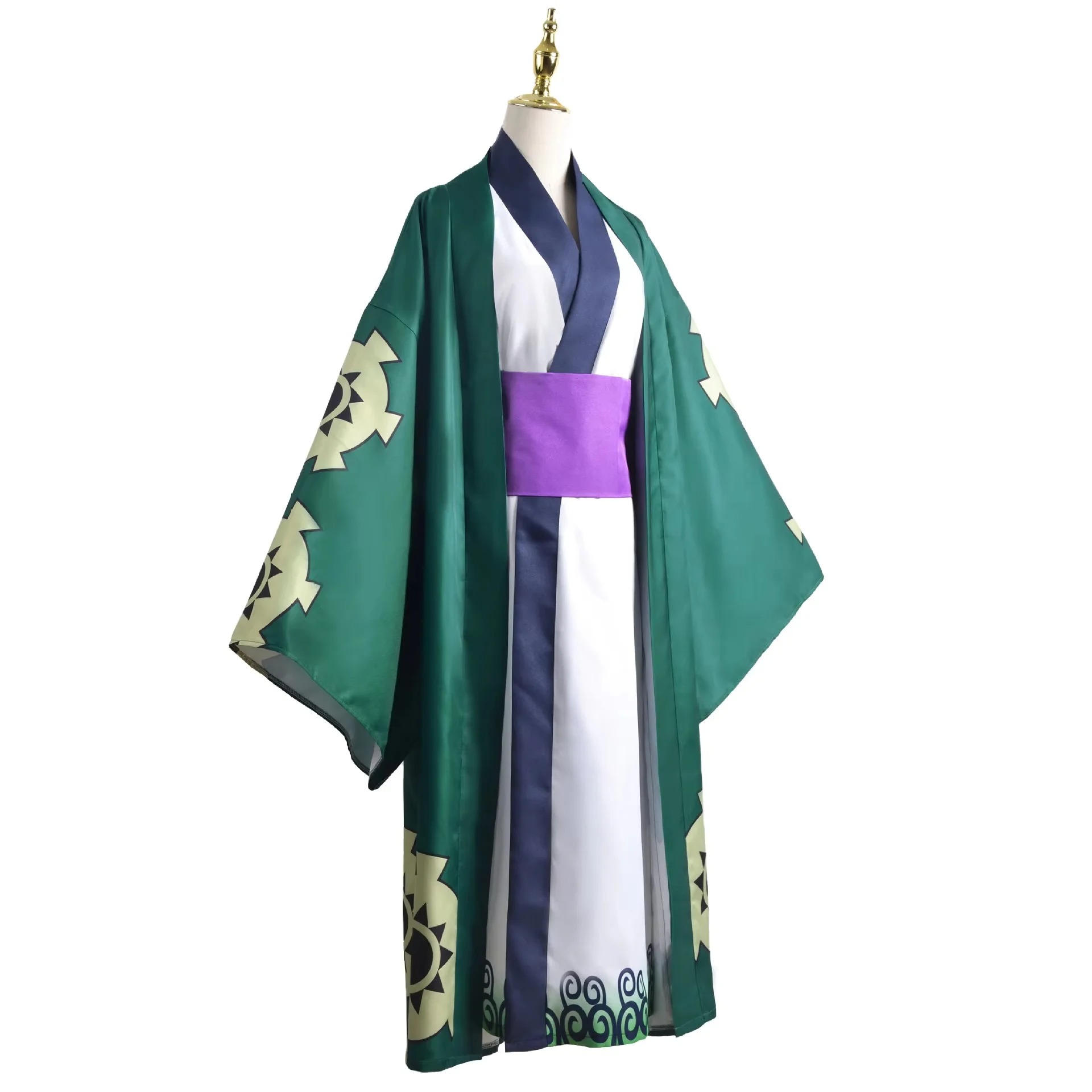 Green Roronoa Zoro Kimono Cosp - Cosplay Anime Zoro incelemesi ve fiyatı