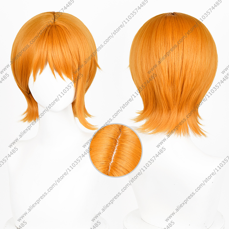 Anime Nami Cosplay Wigs 30cm O - Anime Cosplay Orange Hair incelemesi ve fiyatı