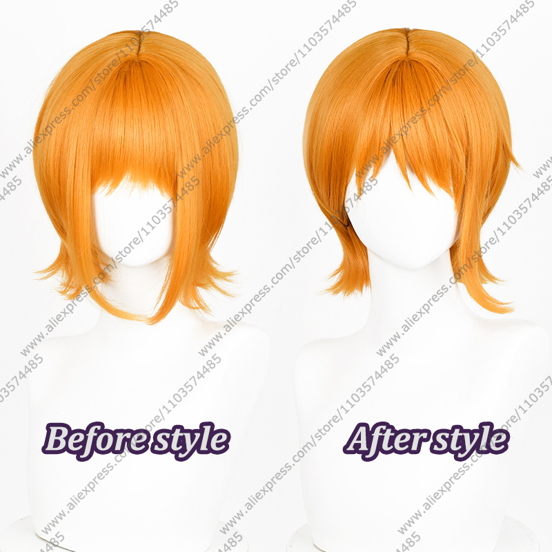 Anime Nami Cosplay Wigs 30cm O - Anime Cosplay Orange Hair incelemesi ve fiyatı