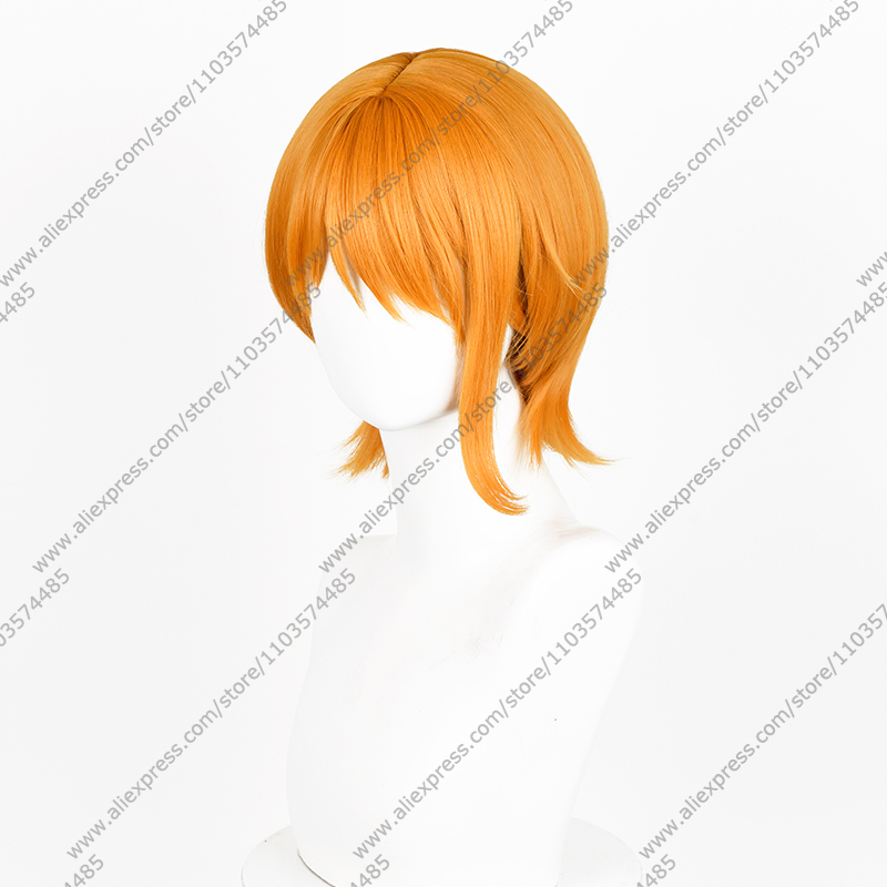 Anime Nami Cosplay Wigs 30cm O - Anime Cosplay Orange Hair incelemesi ve fiyatı