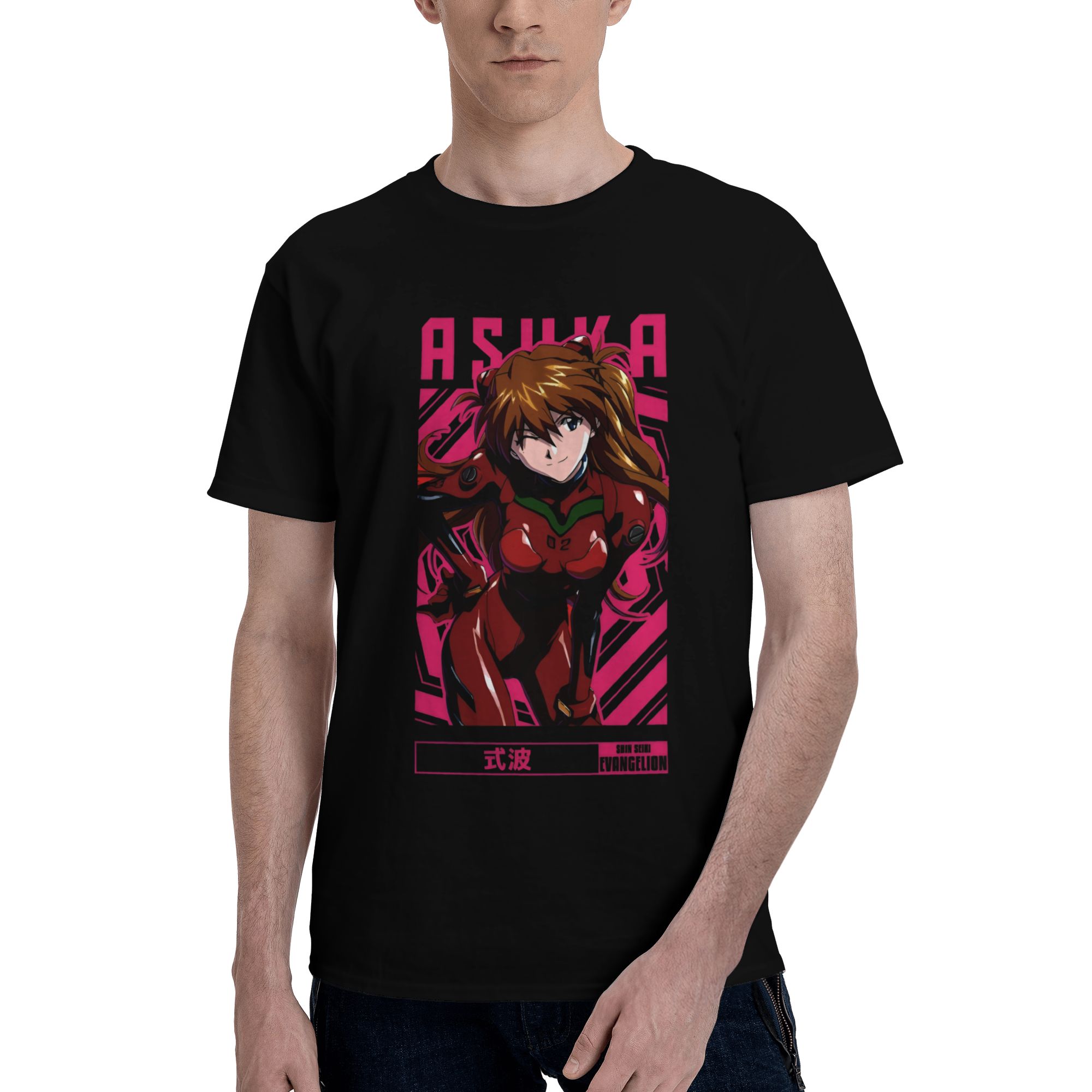 E-Evangelions Tshirt Men Fashi - Anime Cosplay Idea incelemesi ve fiyatı