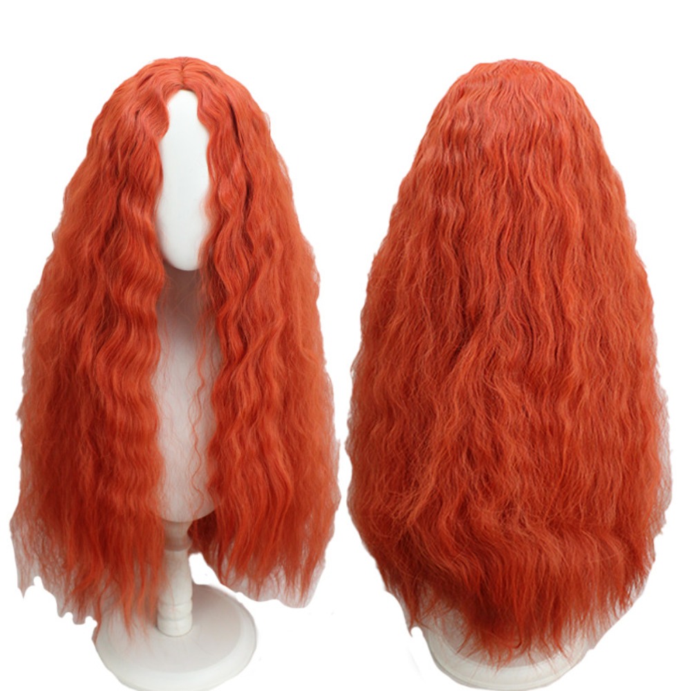 Malenia Cosplay Wig Orange Red - Anime Cosplay Orange Hair incelemesi ve fiyatı
