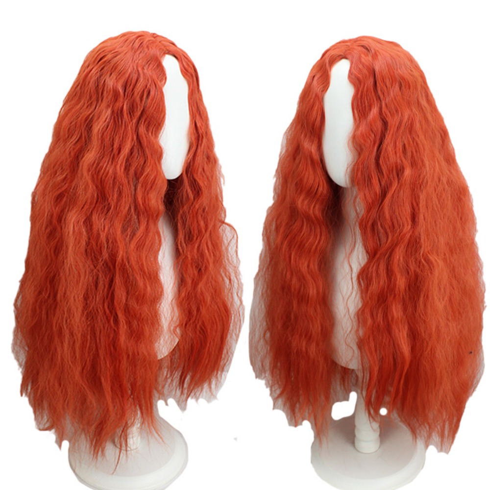 Malenia Cosplay Wig Orange Red - Anime Cosplay Orange Hair incelemesi ve fiyatı