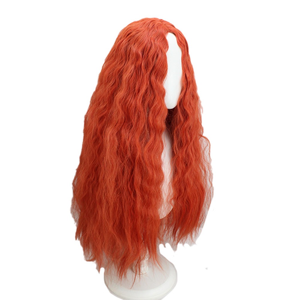 Malenia Cosplay Wig Orange Red - Anime Cosplay Orange Hair incelemesi ve fiyatı