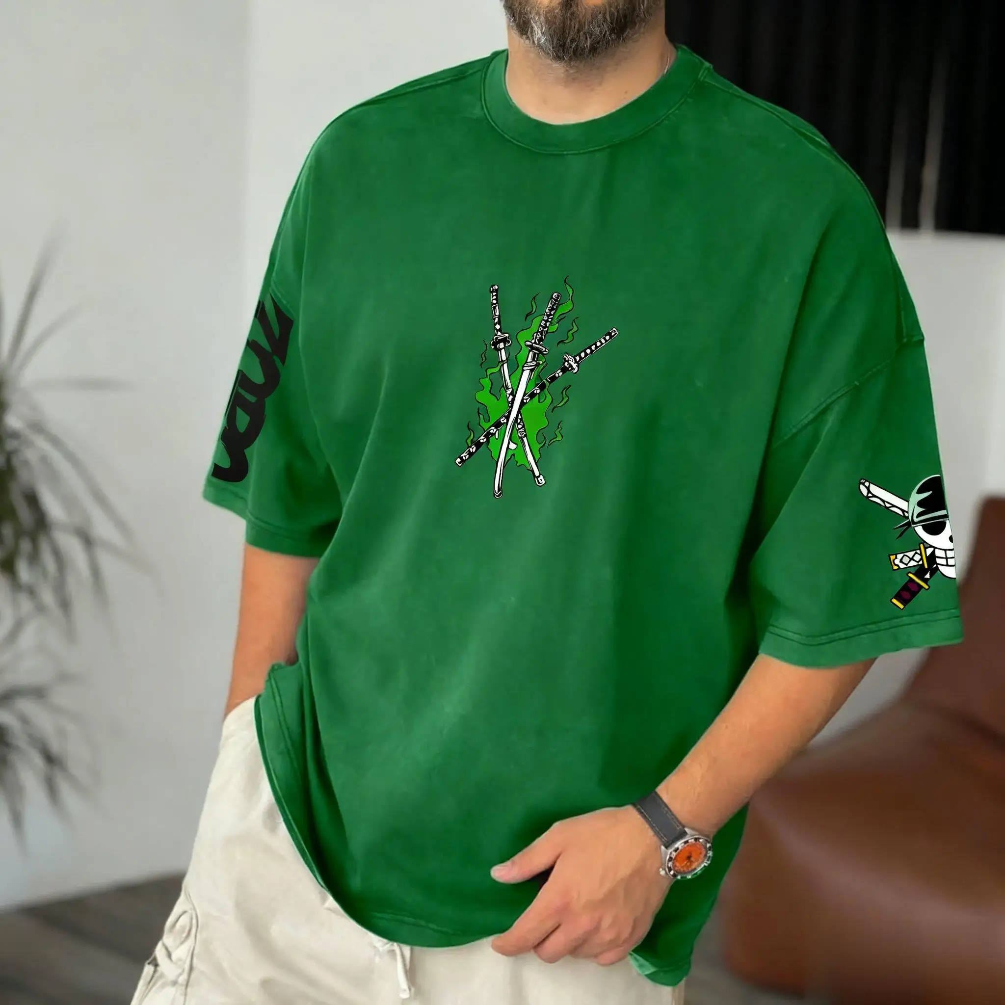 Summer Y2k Anime One Piece Zor - Cosplay Anime Zoro incelemesi ve fiyatı
